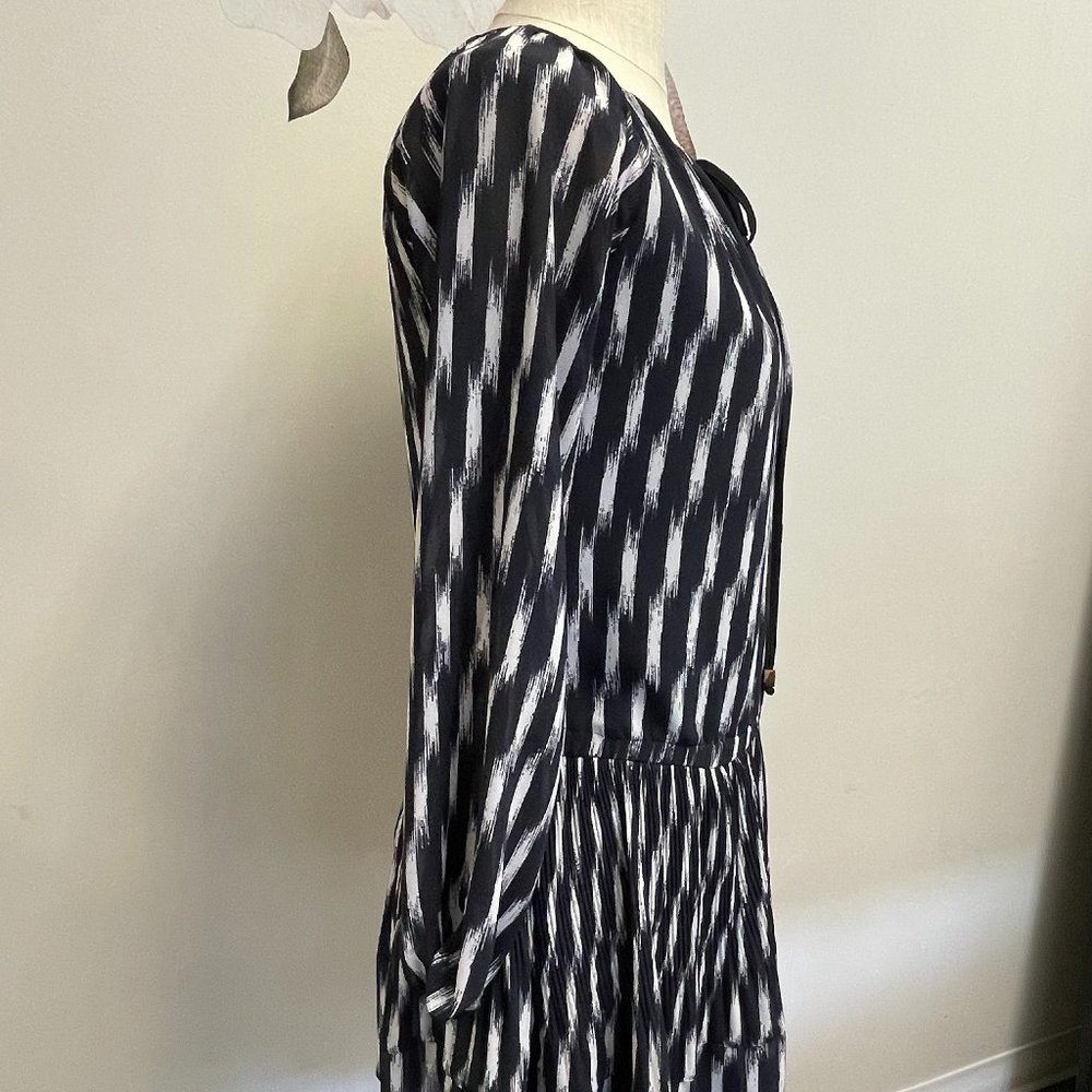 Michael Kors XS Boho Blue and White Dress
